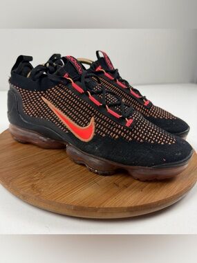 Nike Air VaporMax 2021 FlyKnit “Black/Magma” Sneakers